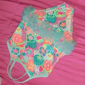 Girl's One Piece Bathing Suit 4t
